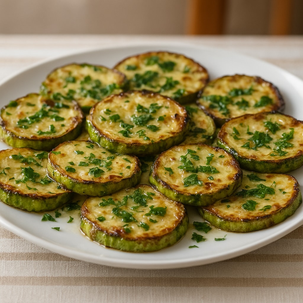 Кабачки, запеченные со сметаной и чесноком