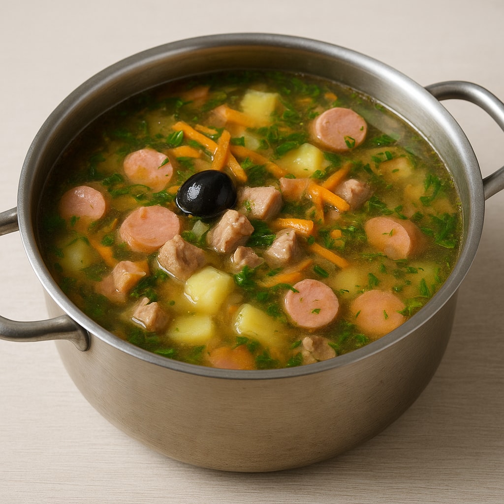 Солянка на скорую руку
