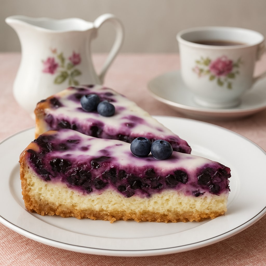 Пирог с черникой