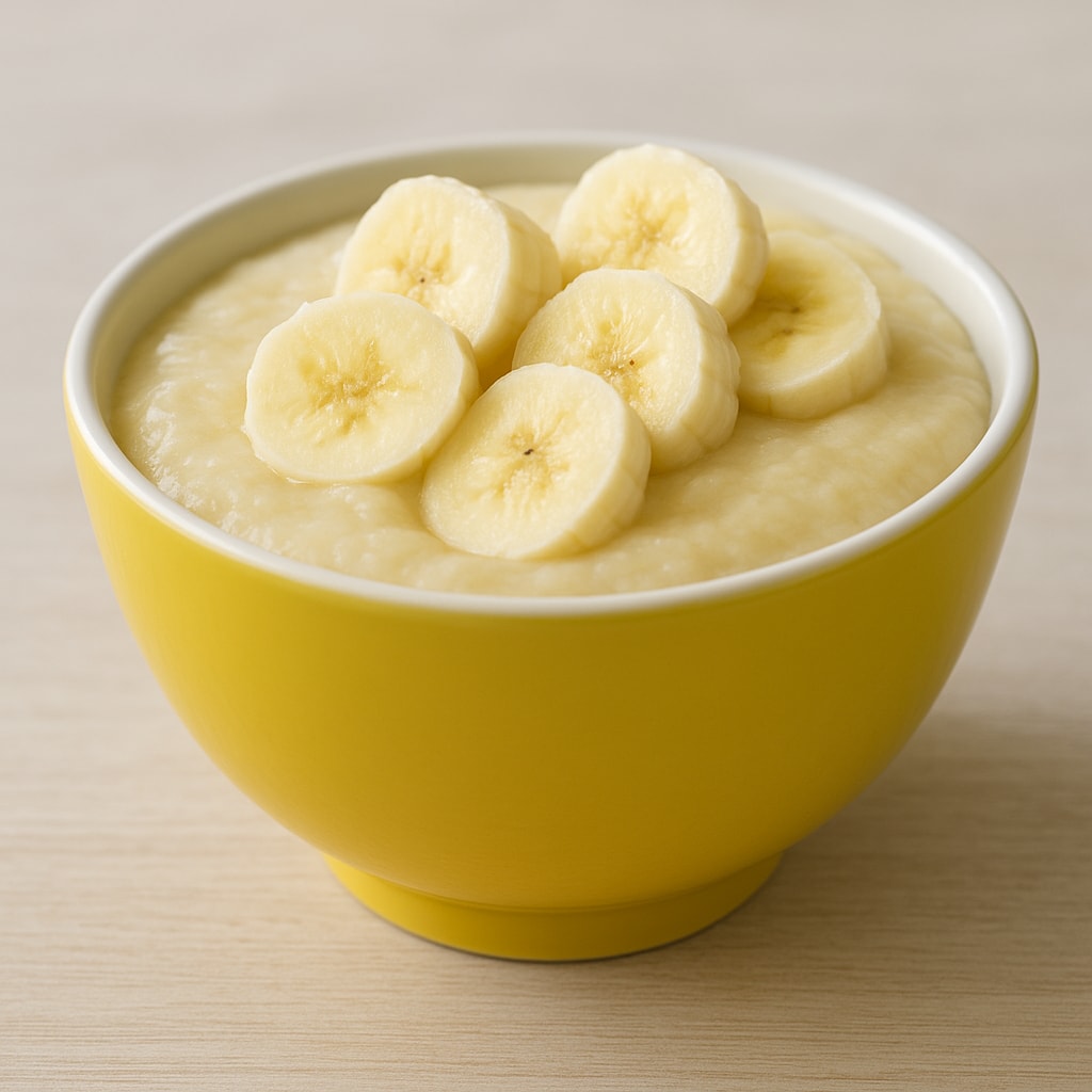 Овсянка с медом, корицей и бананом