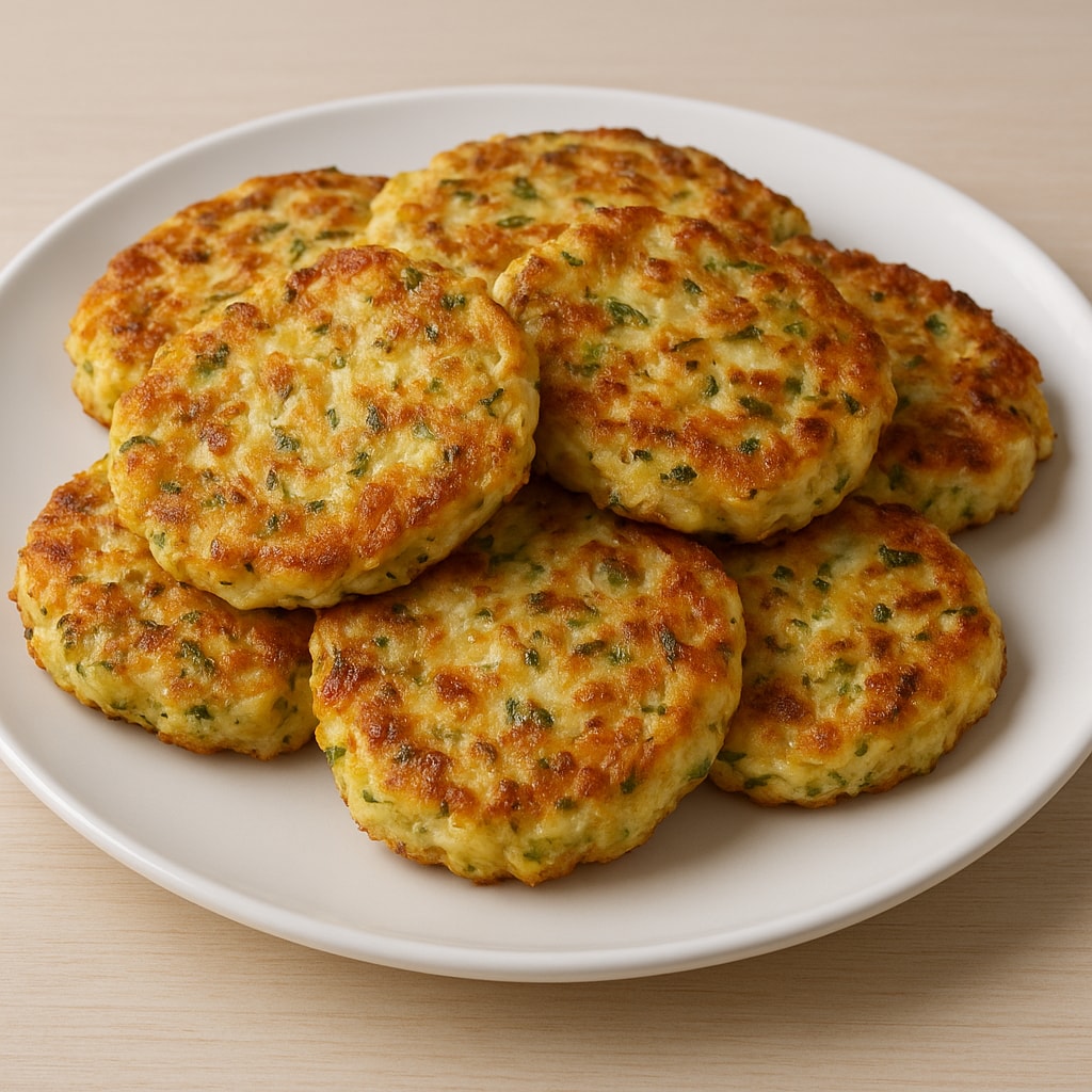 Легкие кабачковые оладьи