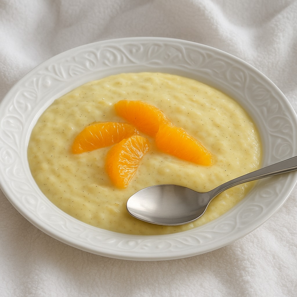 Рисовая каша со сгущенкой