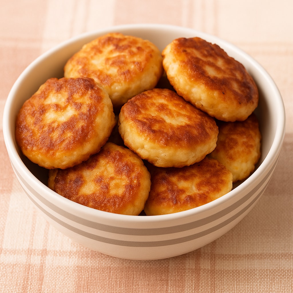 Оладьи из куриных грудок