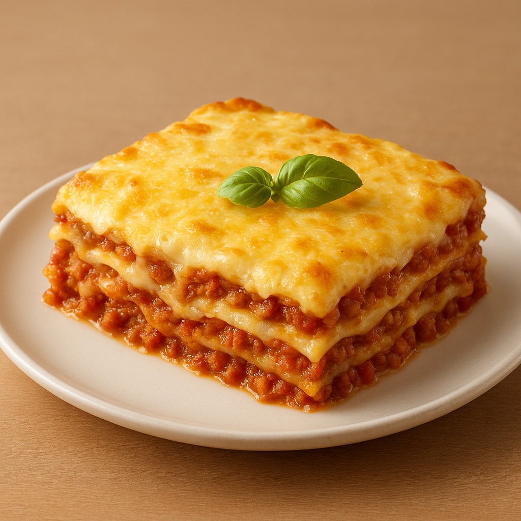 Лазанья с чеддером