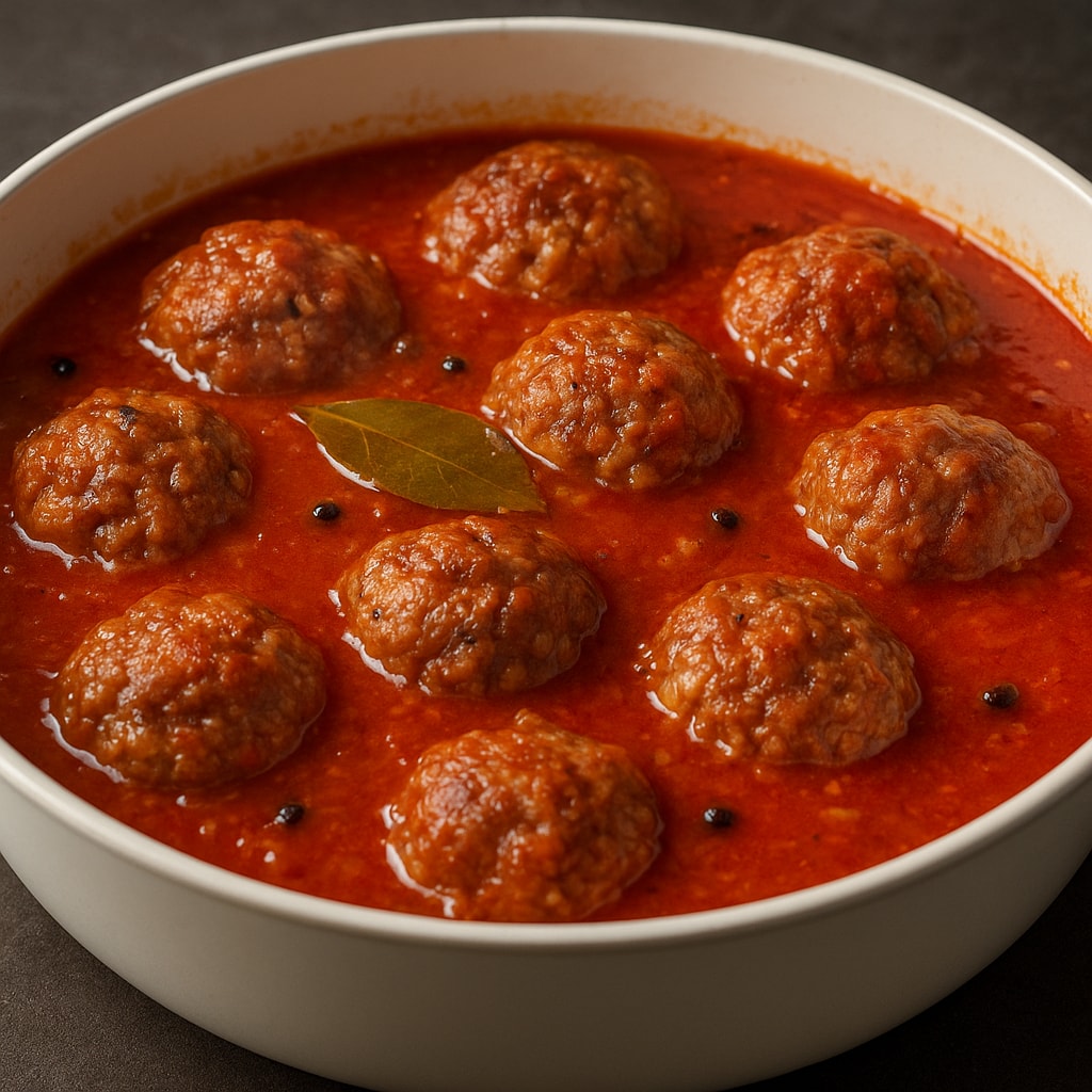 Мясные тефтели в томатном соусе