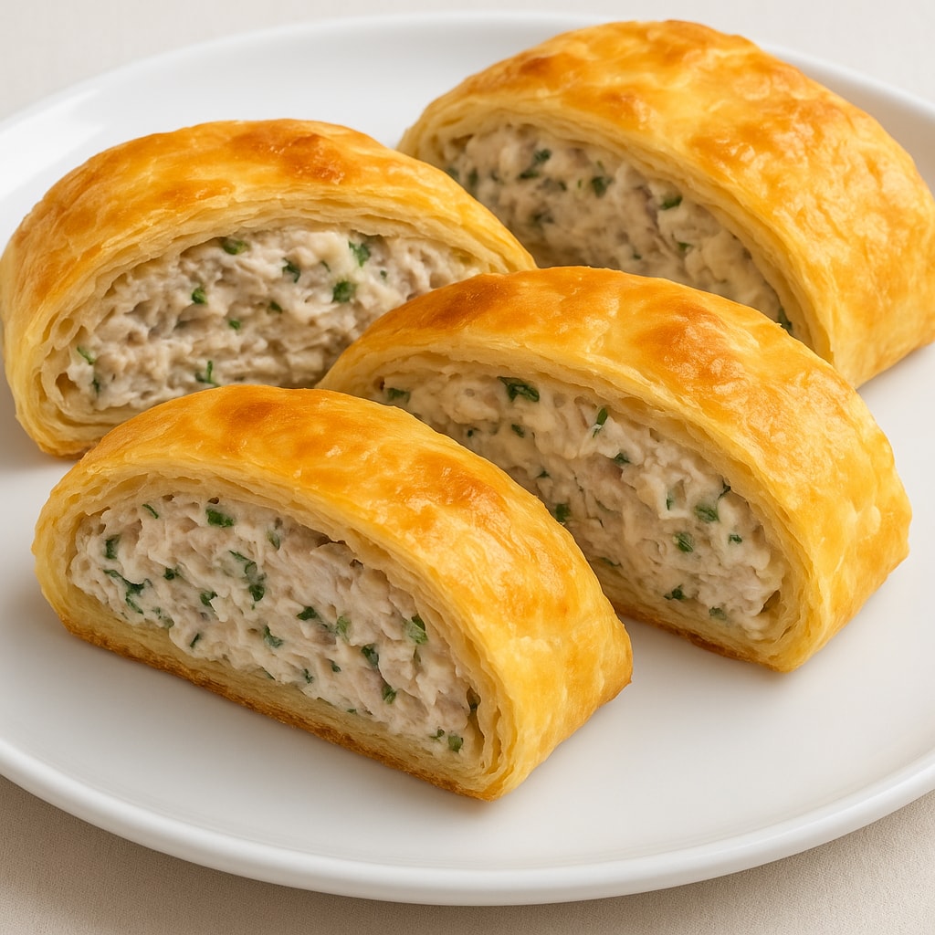 Рулет из лаваша с курицей и сыром