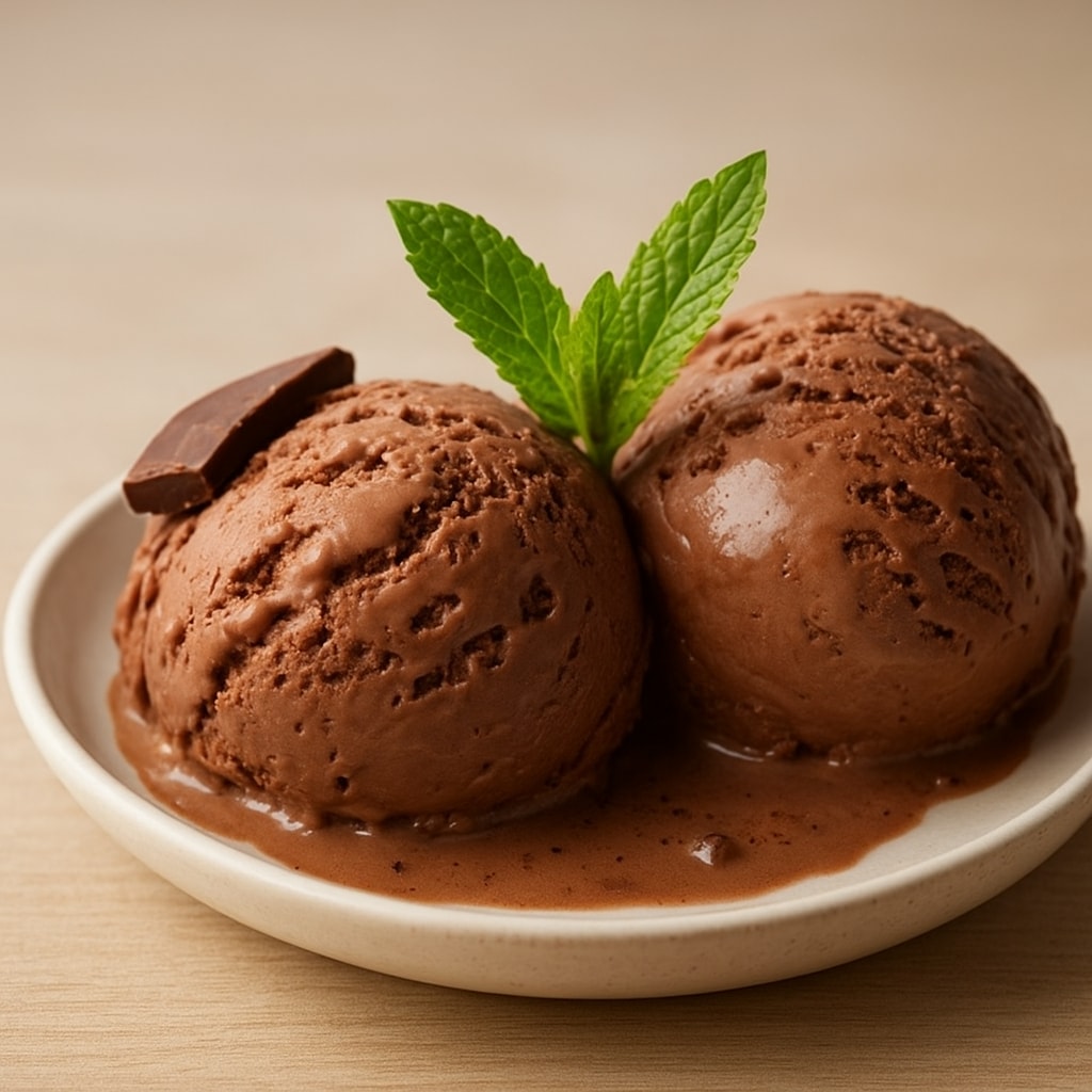 Итальянское шоколадное мороженое (Gelato)