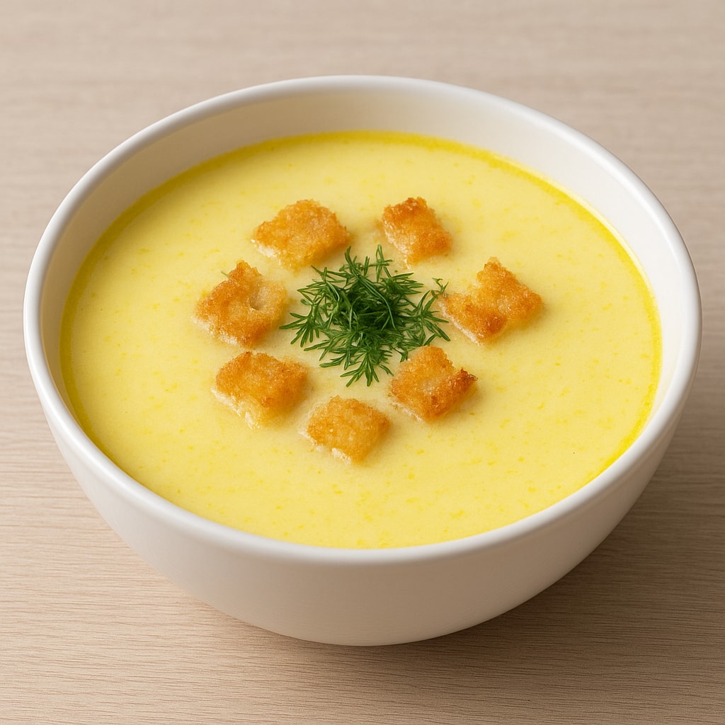 Сырный суп по-французски с курицей
