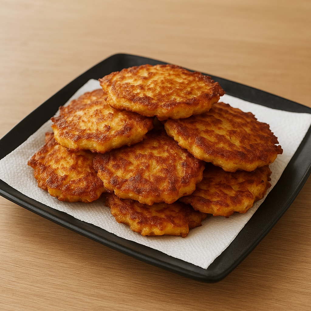 Картофельные драники с сыром
