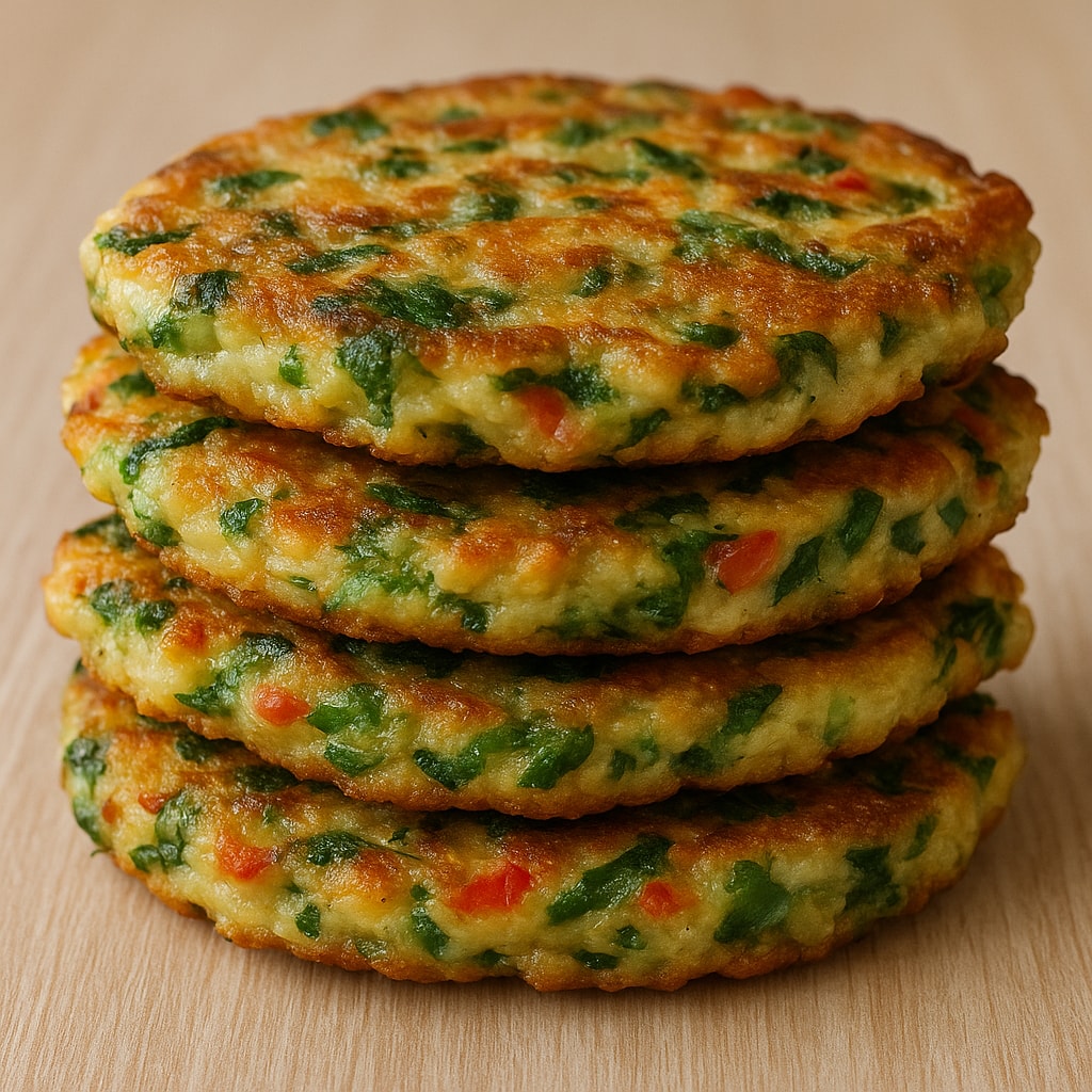 Драники с овощами