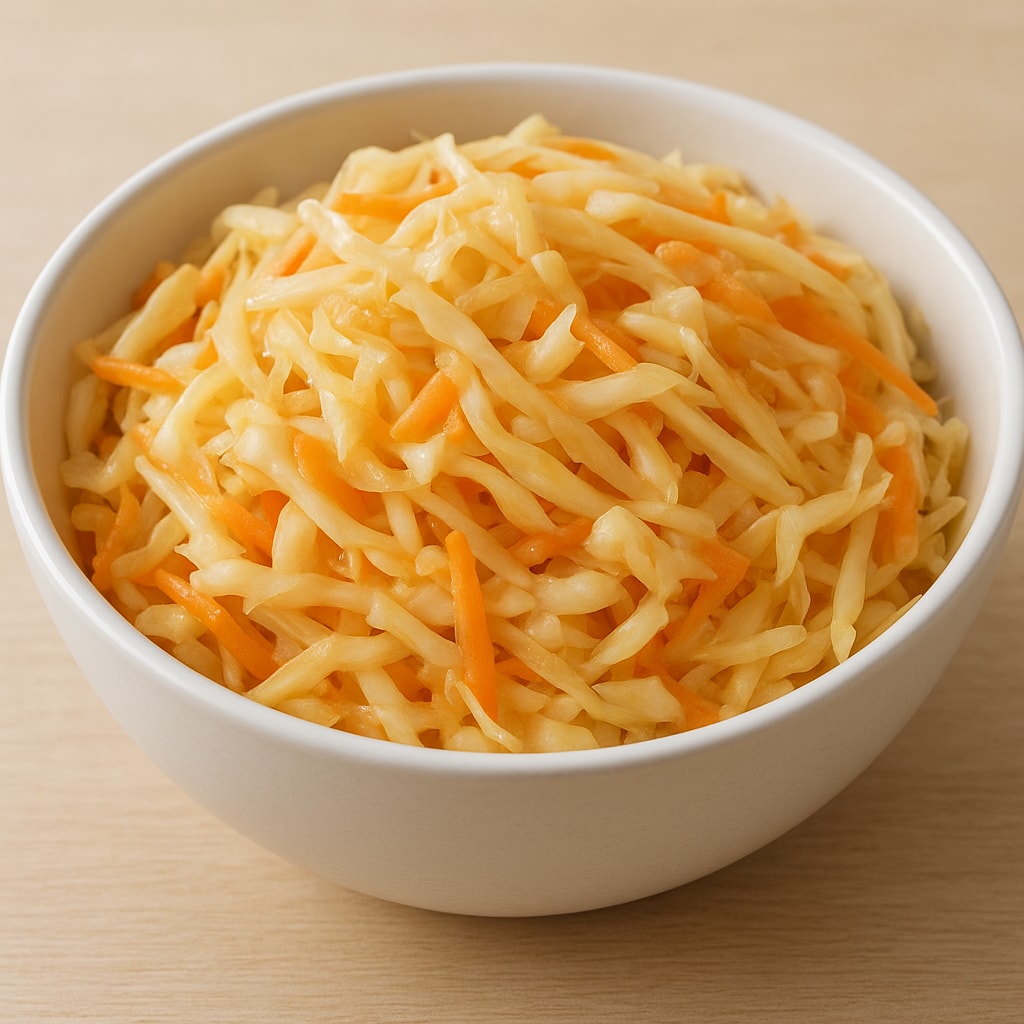 Витаминный салат с морковью и капустой