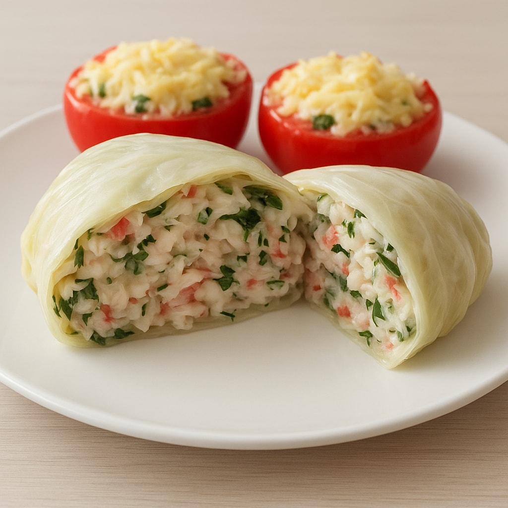 Рулет из лаваша с крабовыми палочками и укропом
