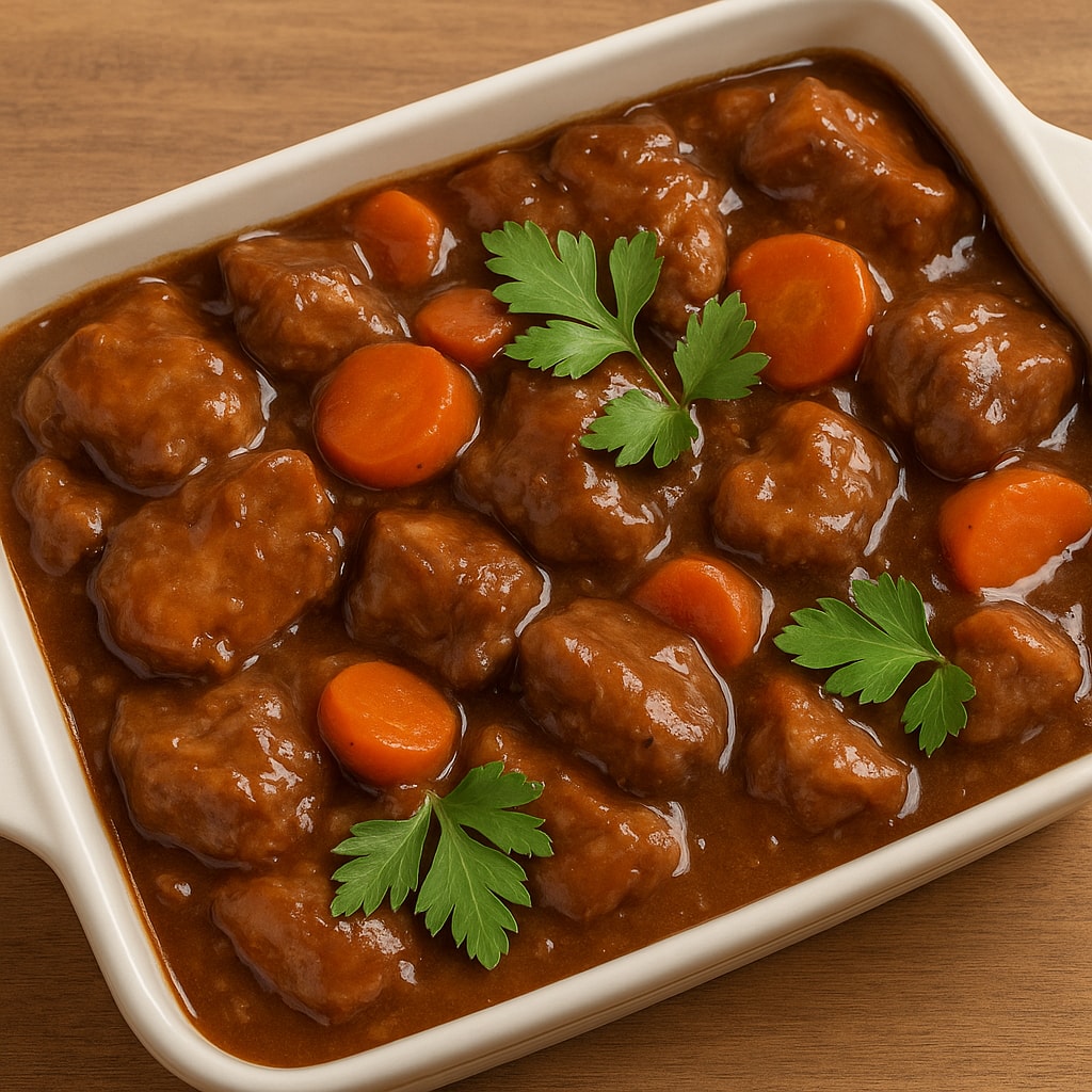 Тушеная говяжья лопатка (Stout Beef Stew)