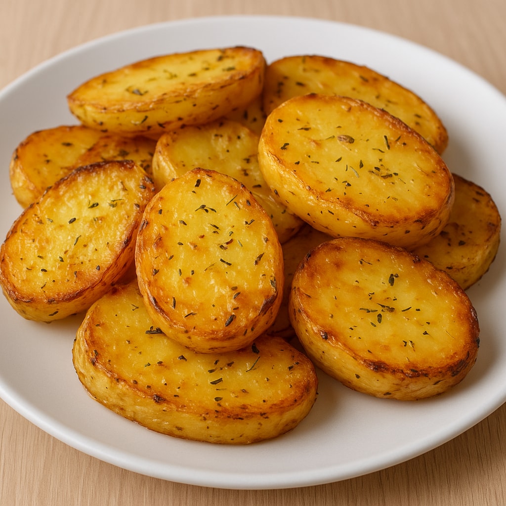 Картофель, запеченный с лимоном и орегано