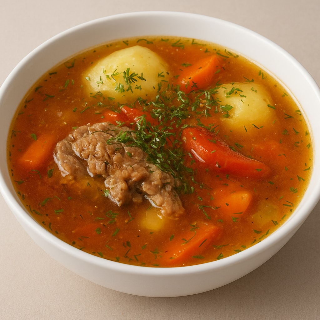 Шурпа из баранины с овощами