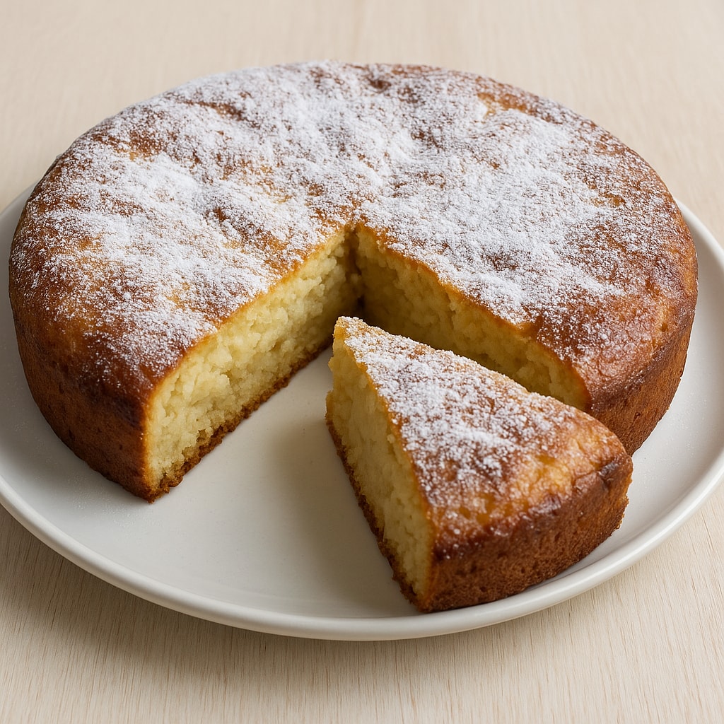 Шарлотка с вишней