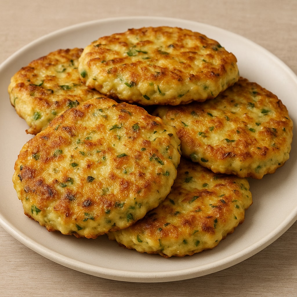 Котлеты из куриного фарша с зеленью