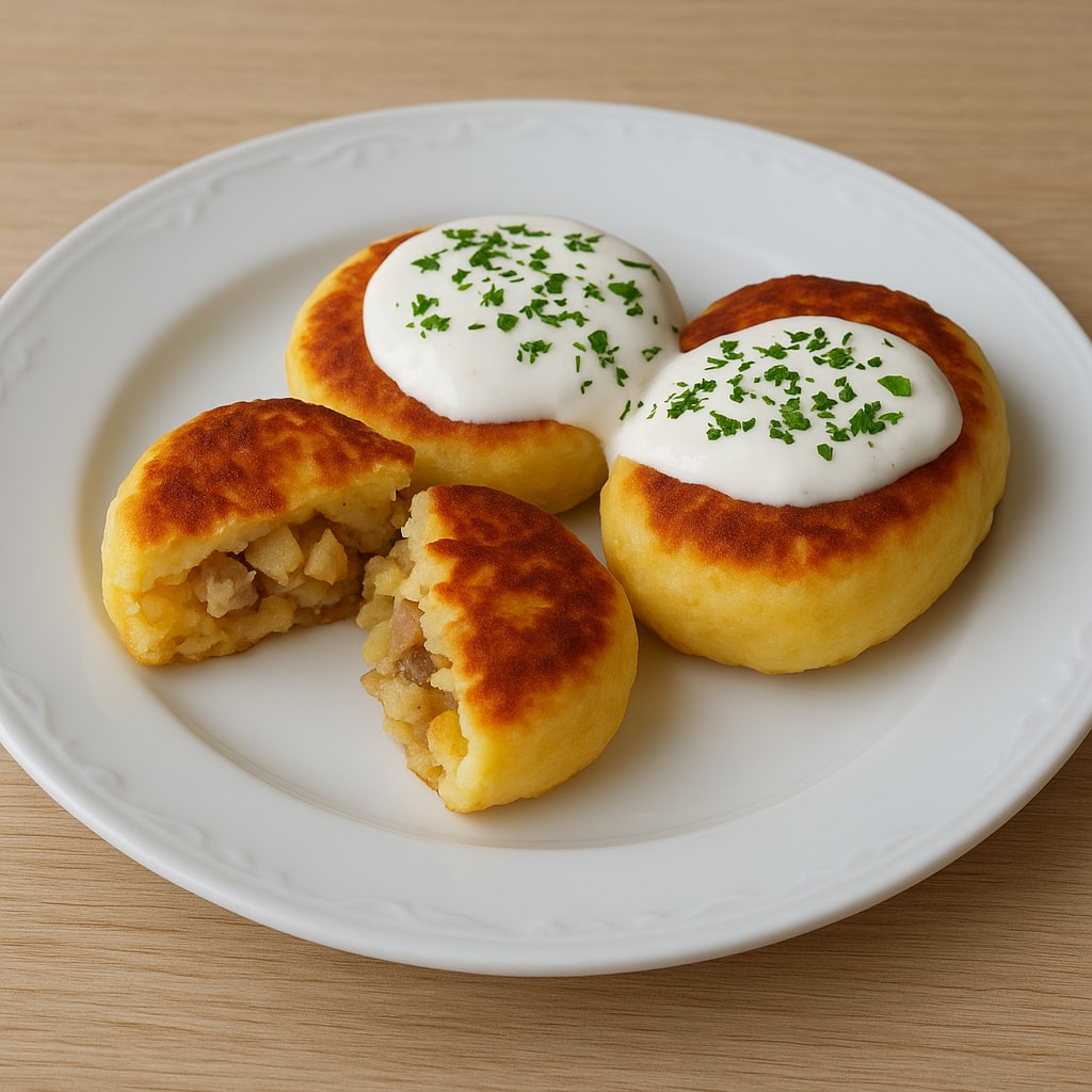 Картофельные зразы с грибами