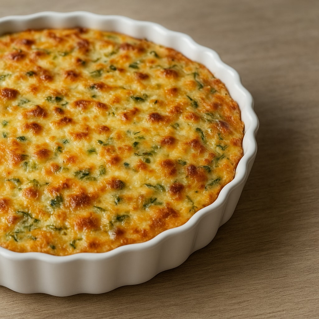 Запечённый омлет с овощами