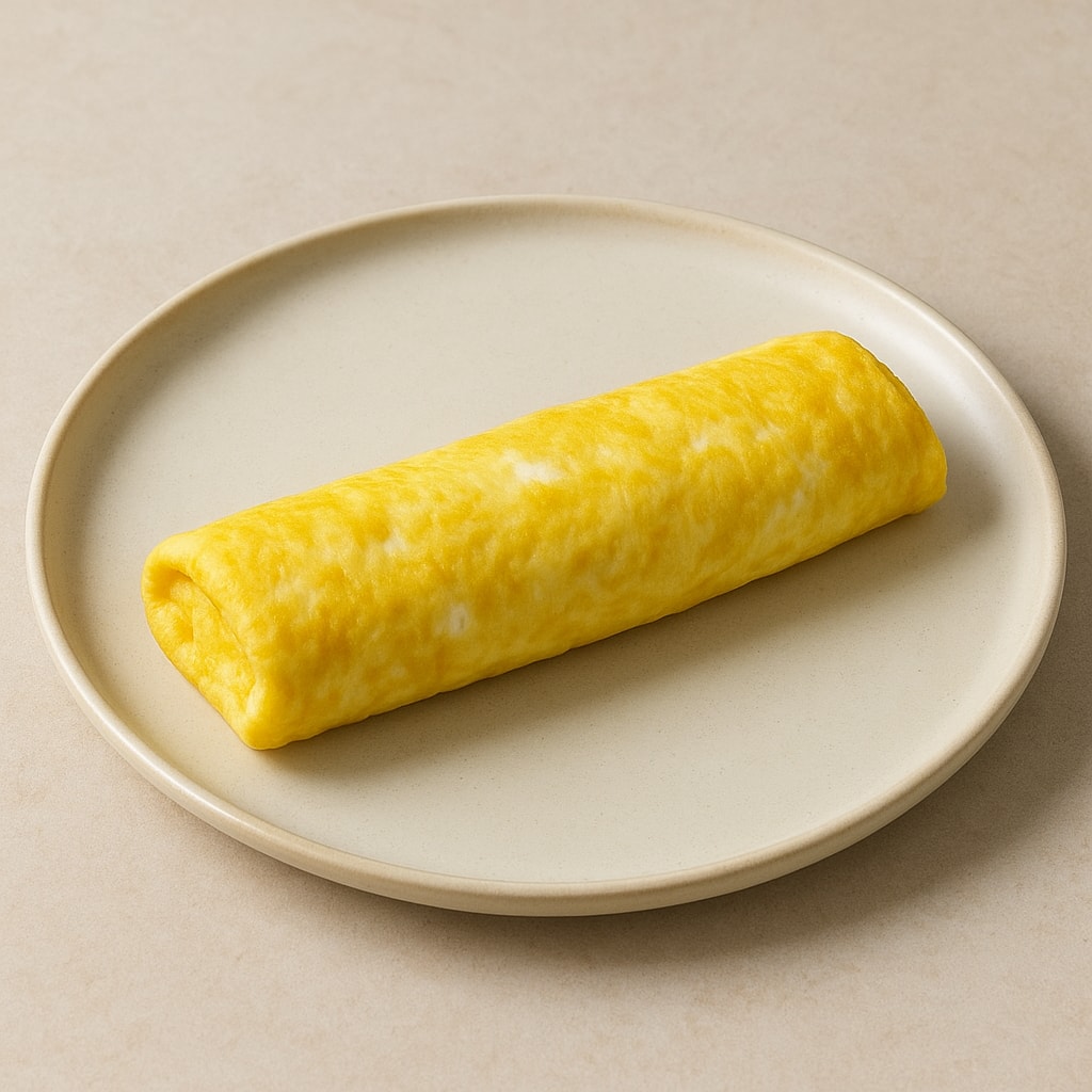Яичный ролл с красной рыбой