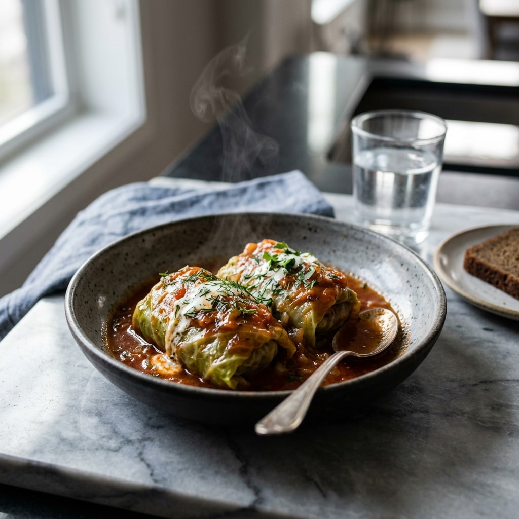 Классические голубцы с мясным фаршем и рисом