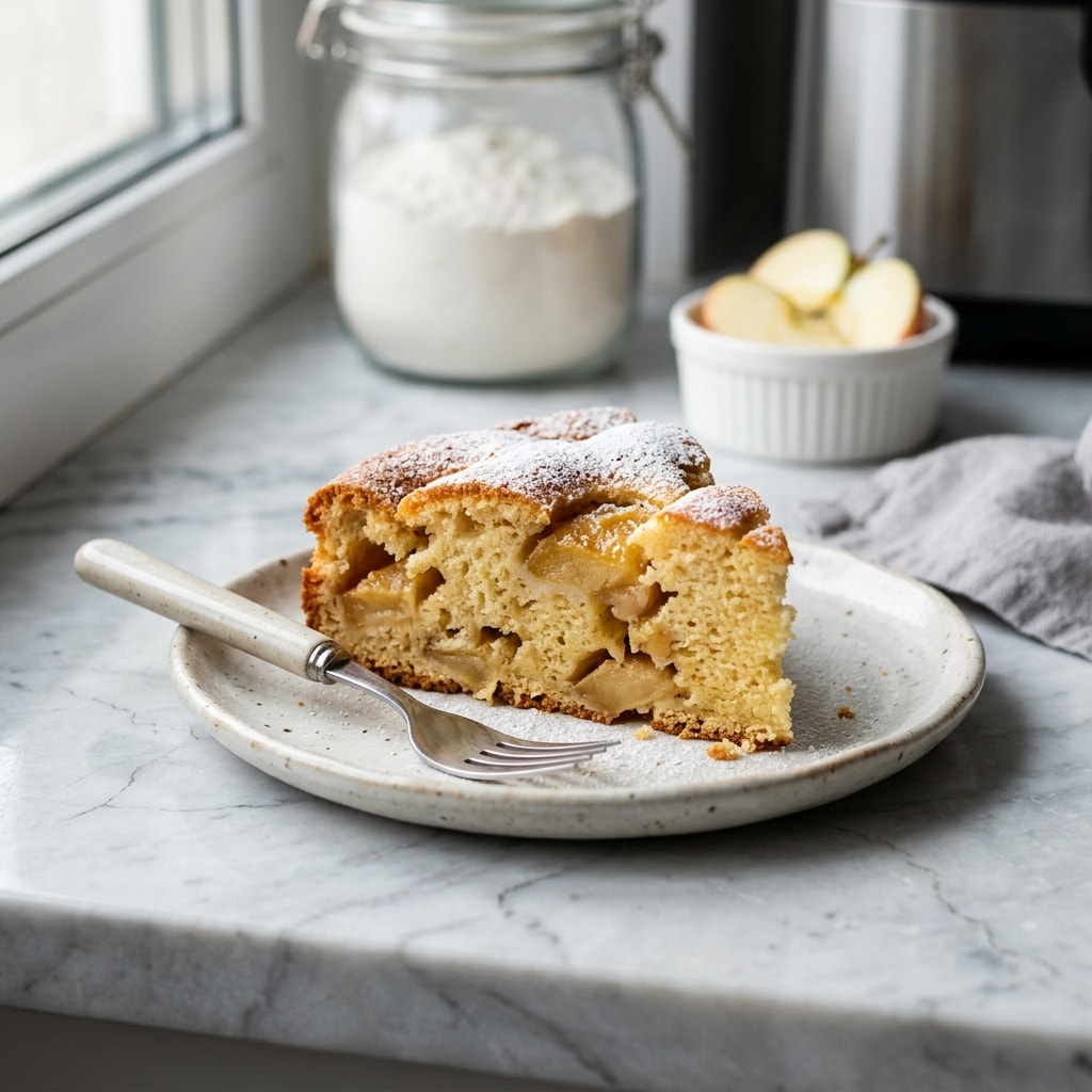 Классическая пышная шарлотка с яблоками