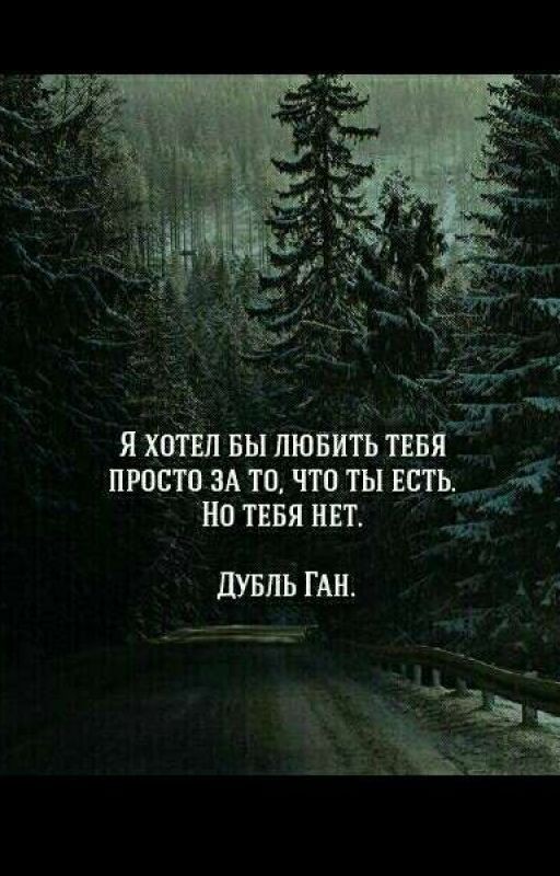 Я хотел бы любить тебя за то что ты есть.Но тебя нет Моё Призвание