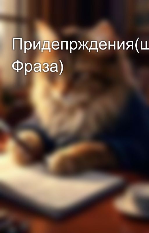 Придепрждения(шуточная Фраза)