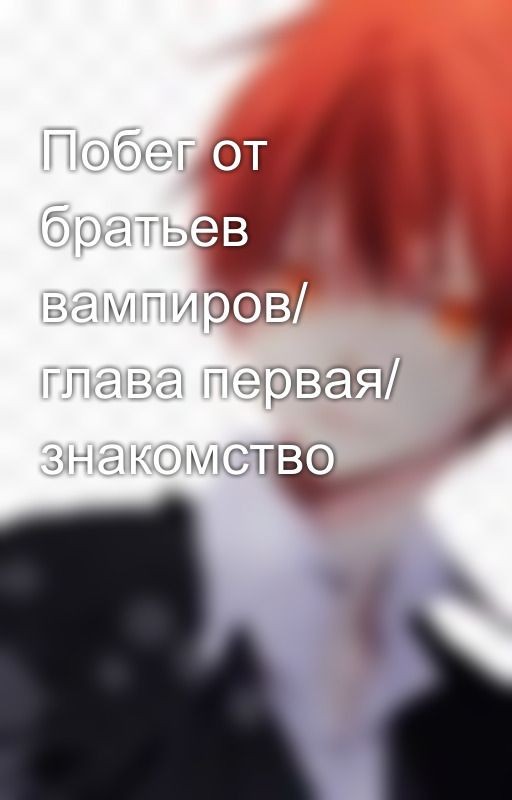 Побег от братьев вампиров/ глава первая/ знакомство