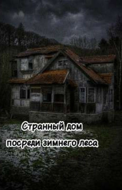 Странный дом посреди зимнего леса