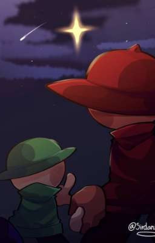 Братик , смотри большая звезда 🌟