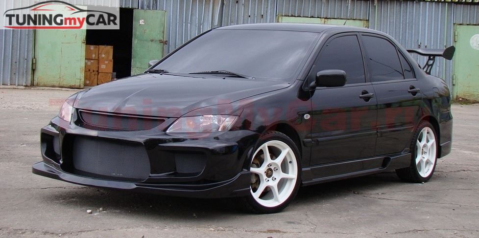 Пороги для Mitsubishi Lancer IX в стиле INGS Extreem