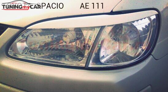Реснички на фары для Toyota Spacio AE111
