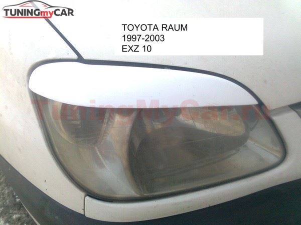 Реснички на фары для Toyota Raum EXZ10