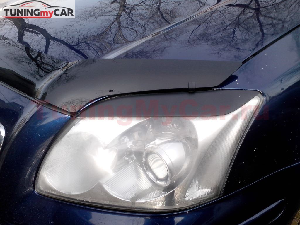 Реснички на фары для Toyota Avensis AZT 250 2003-2006 ДОРЕСТАЙЛИНГ