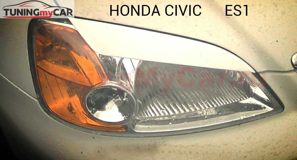 Реснички на фары для Honda Civic ES5 7 поколение (09.2000 - 10.2003)