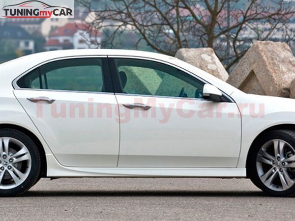 Пороги Type S style для ХОНДА Аккорд 8 (Honda Accord VIII) 2008-2013