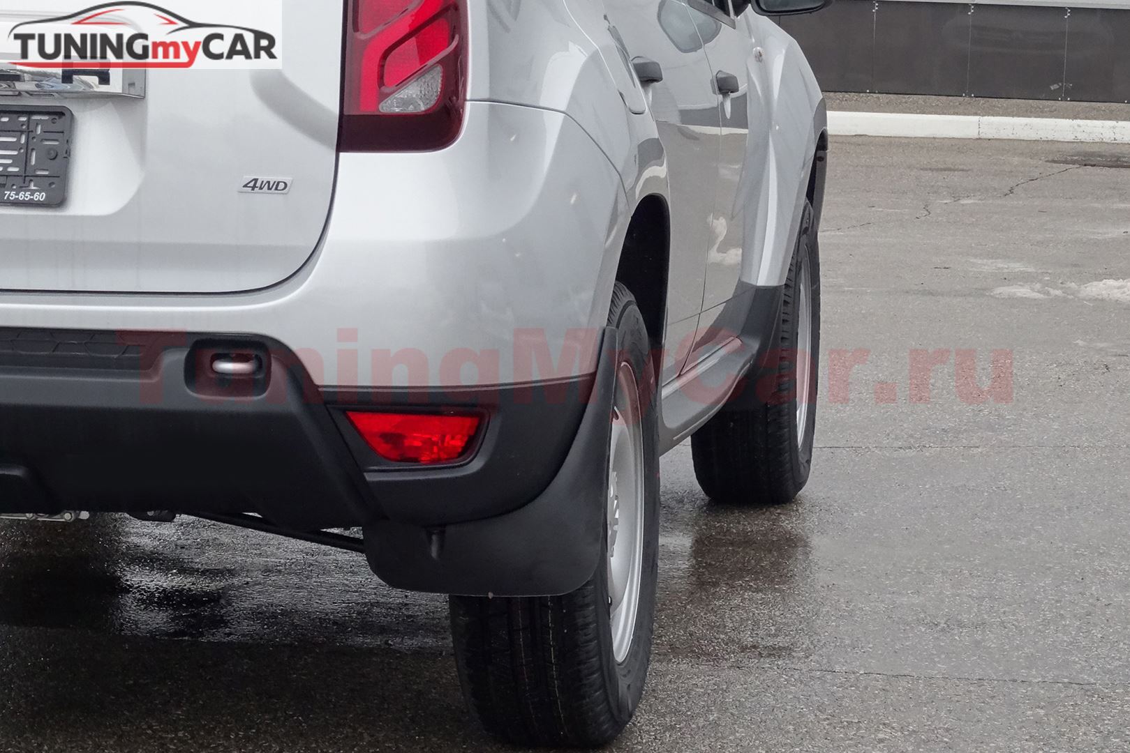 Брызговики ЗАДНИЕ широкие (2 шт) RENAULT DUSTER 2016-