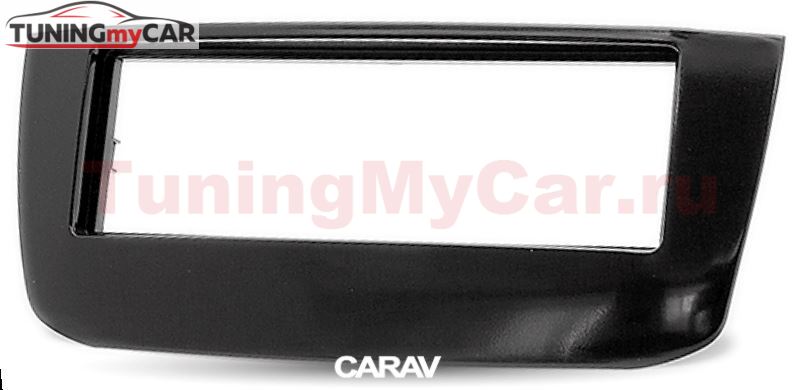 Переходная рамка для установки автомагнитолы CARAV 11-375: 1 DIN / 182 x 53 mm / FIAT Punto (199/310) 2009-2017; Linea (323) 2012+