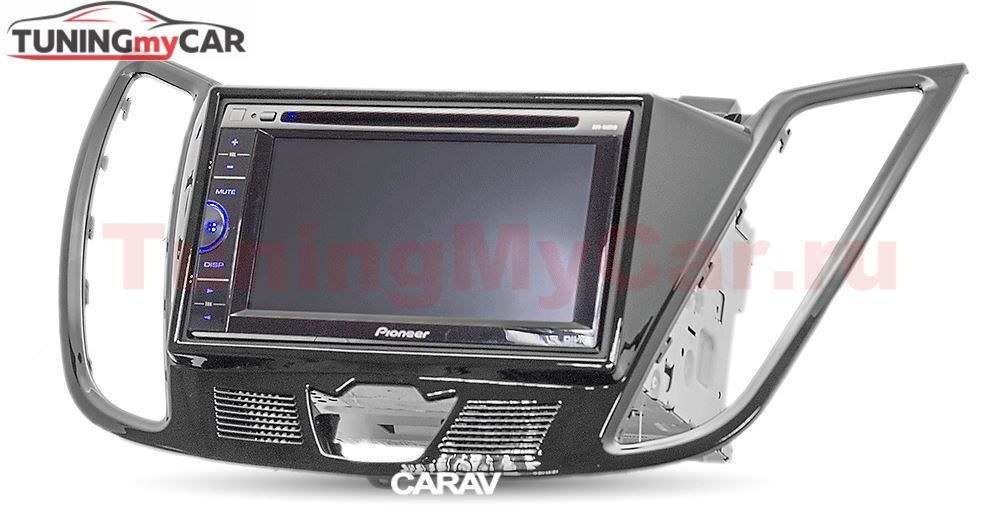 Переходная рамка для установки автомагнитолы CARAV 11-159: 2 DIN / 173 x 98 mm / 178 x 102 mm / FORD C-Max 2010+; Kuga 2013+; Escape 2012+