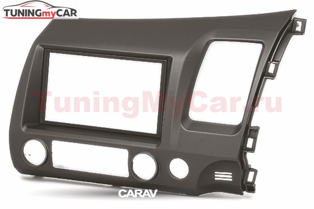 Переходная рамка для установки автомагнитолы CARAV 11-218: 2 DIN / 173 x 98 mm / 178 x 102 mm / HONDA Civic 2007-2011