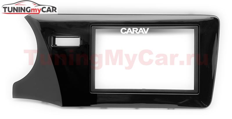 Переходная рамка для установки автомагнитолы CARAV 11-511: 2 DIN / 173 x 98 mm / 178 x 102 mm / HONDA City, Ballade, Grace 2014+; Greiz 2015+