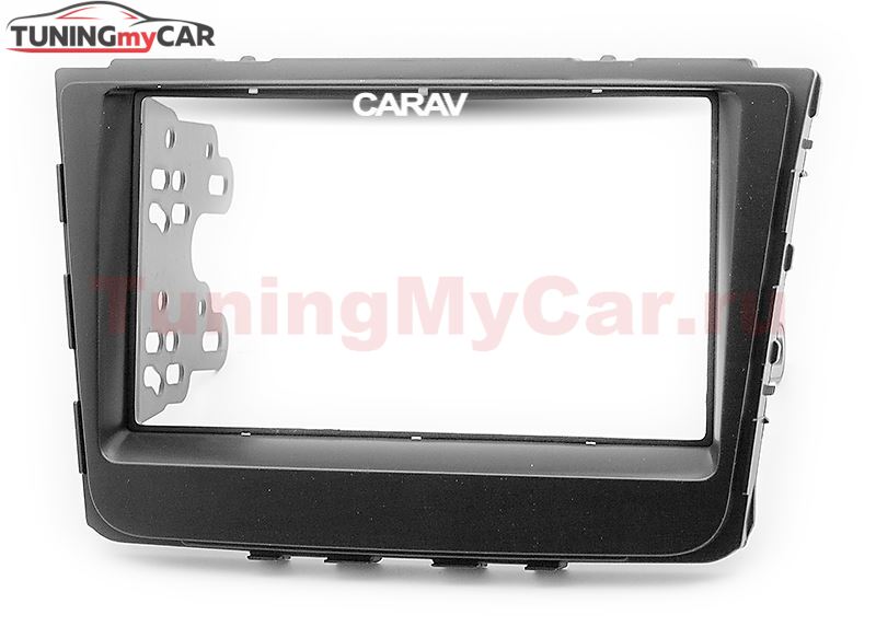 Переходная рамка для установки автомагнитолы CARAV 11-496: 2 DIN / 173 x 98 mm / 178 x 102 mm / HYUNDAI iX-25 2014+; Creta 2015+