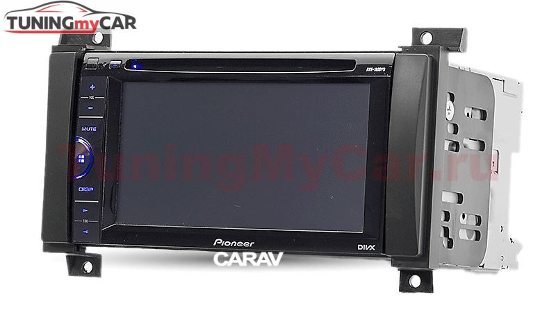 Переходная рамка для установки автомагнитолы CARAV 11-514: 2 DIN / JEEP Grand Cherokee 2011-2013 / DODGE Durango 2011-2013