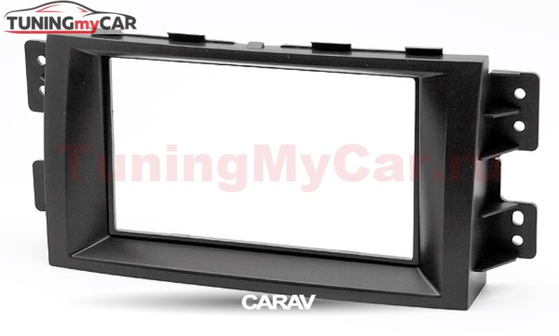 Переходная рамка для установки автомагнитолы CARAV 11-145: OEM - 185 x 107 mm / 178 x 102 mm / KIA Mohave (HM) 2008+, Borrego (HM) 2008-2011