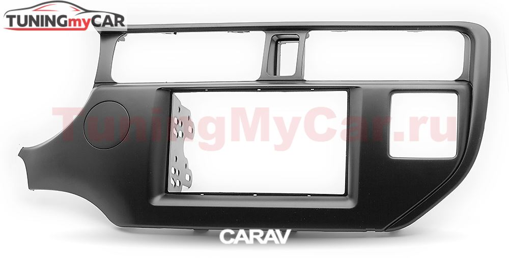 Переходная рамка для установки автомагнитолы CARAV 11-291: 2 DIN / 173 x 98 mm / 178 x 102 mm / KIA Rio (UB), K3, Pride 2011-2015
