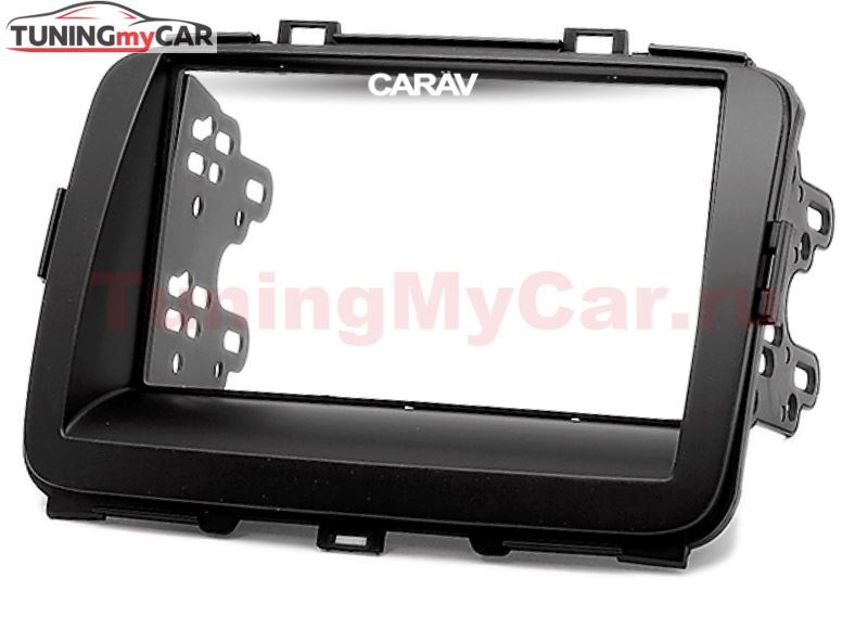 Переходная рамка для установки автомагнитолы CARAV 11-423: 2 DIN / 173 x 98 mm / 178 x 102 mm / KIA Carens 2013+; Rondo 2013+