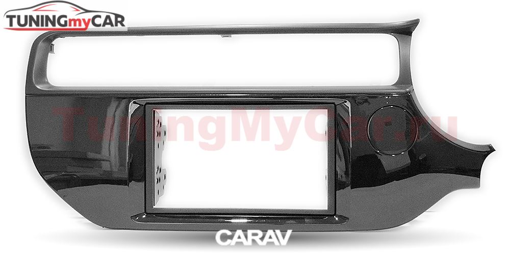 Переходная рамка для установки автомагнитолы CARAV 11-602: 2 DIN / 173 x 98 mm / 178 x 102 mm / KIA Rio (UB), K3 2015-2017