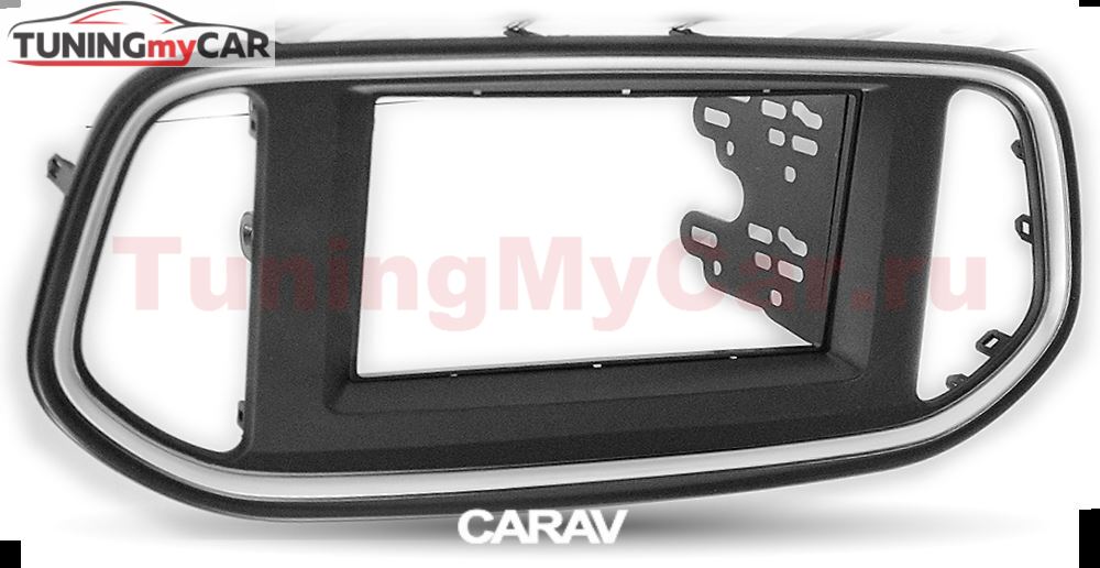 Переходная рамка для установки автомагнитолы CARAV 11-608: 2 DIN / 173 x 98 mm / 178 x 102 mm / KIA KX3 2015+