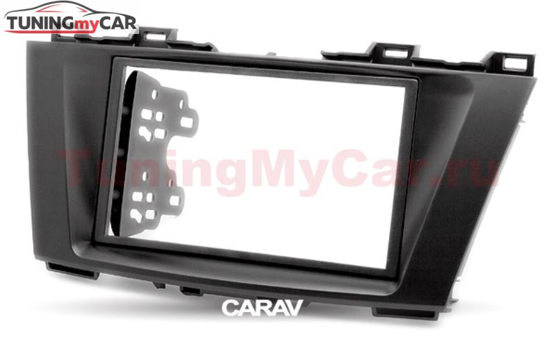 Переходная рамка для установки автомагнитолы CARAV 11-177: 2 DIN / 173 x 98 mm / 178 x 102 mm / MAZDA (5), Premacy 2010-2015 / NISSAN Lafesta Highway Star 2011-2015